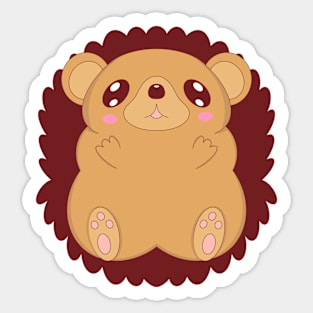 Henly the hedgehog Sticker